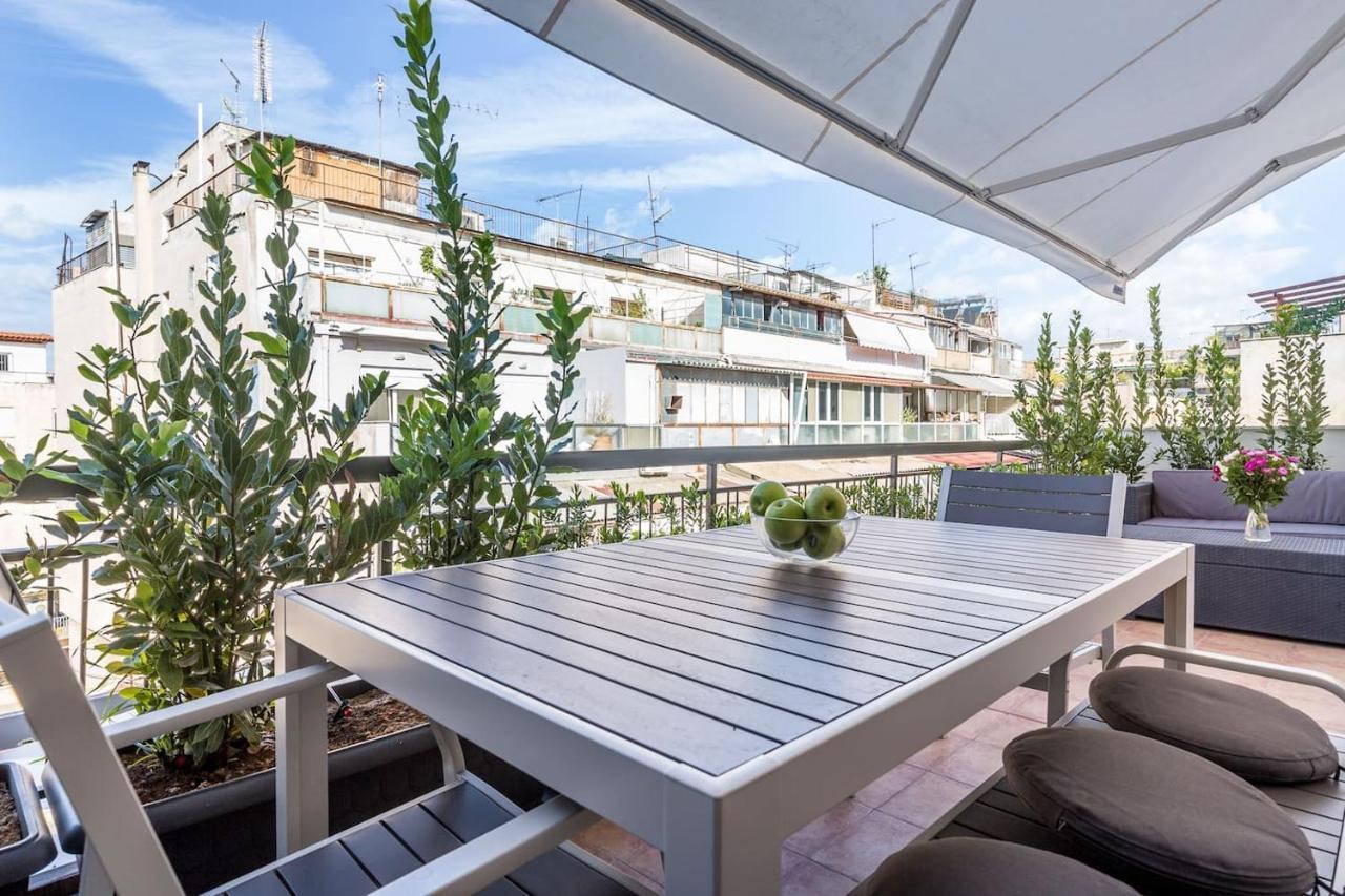 Syntagma Modern New Flat, Large Balcony With View Atenas Exterior foto