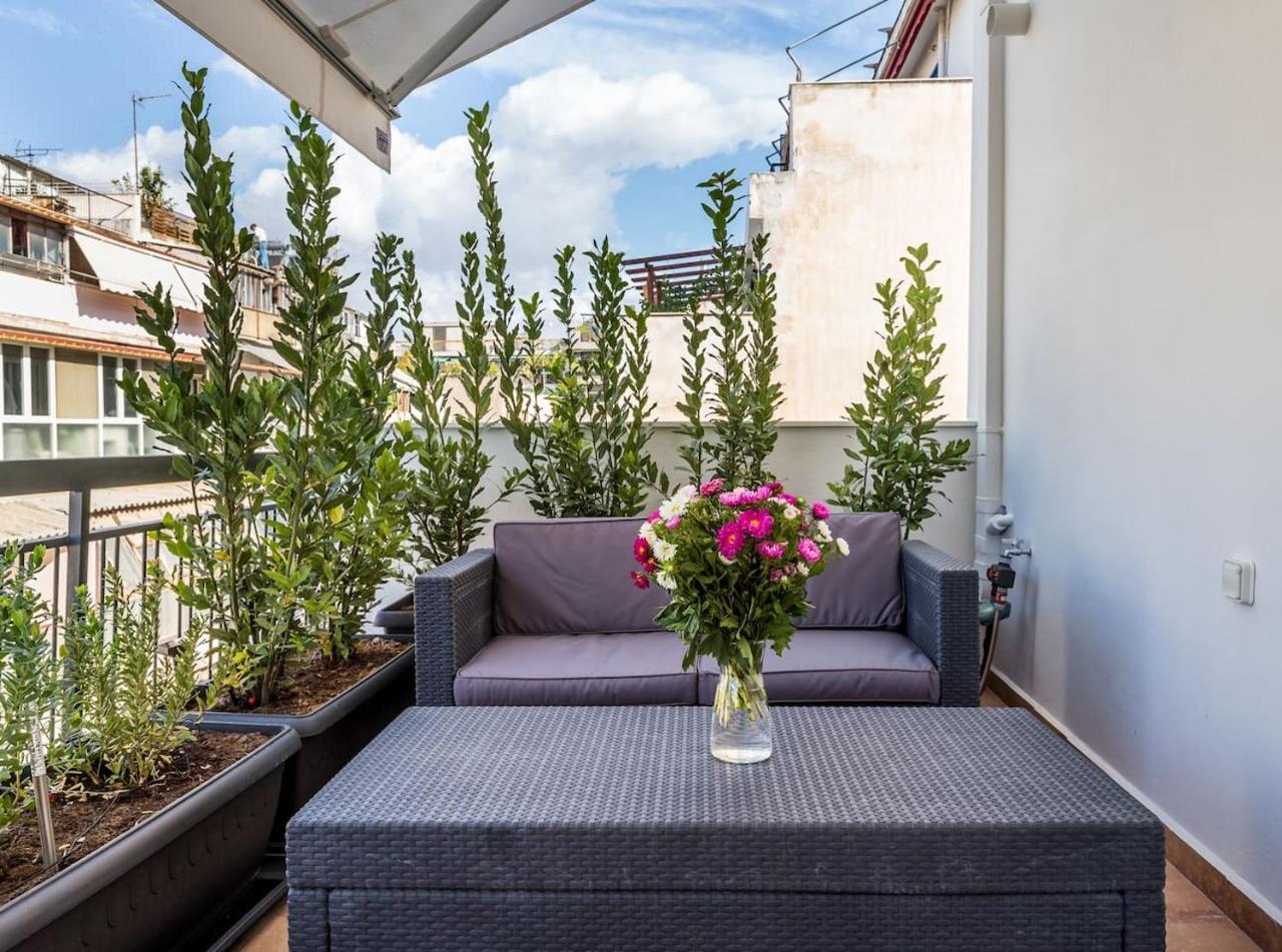 Syntagma Modern New Flat, Large Balcony With View Atenas Exterior foto